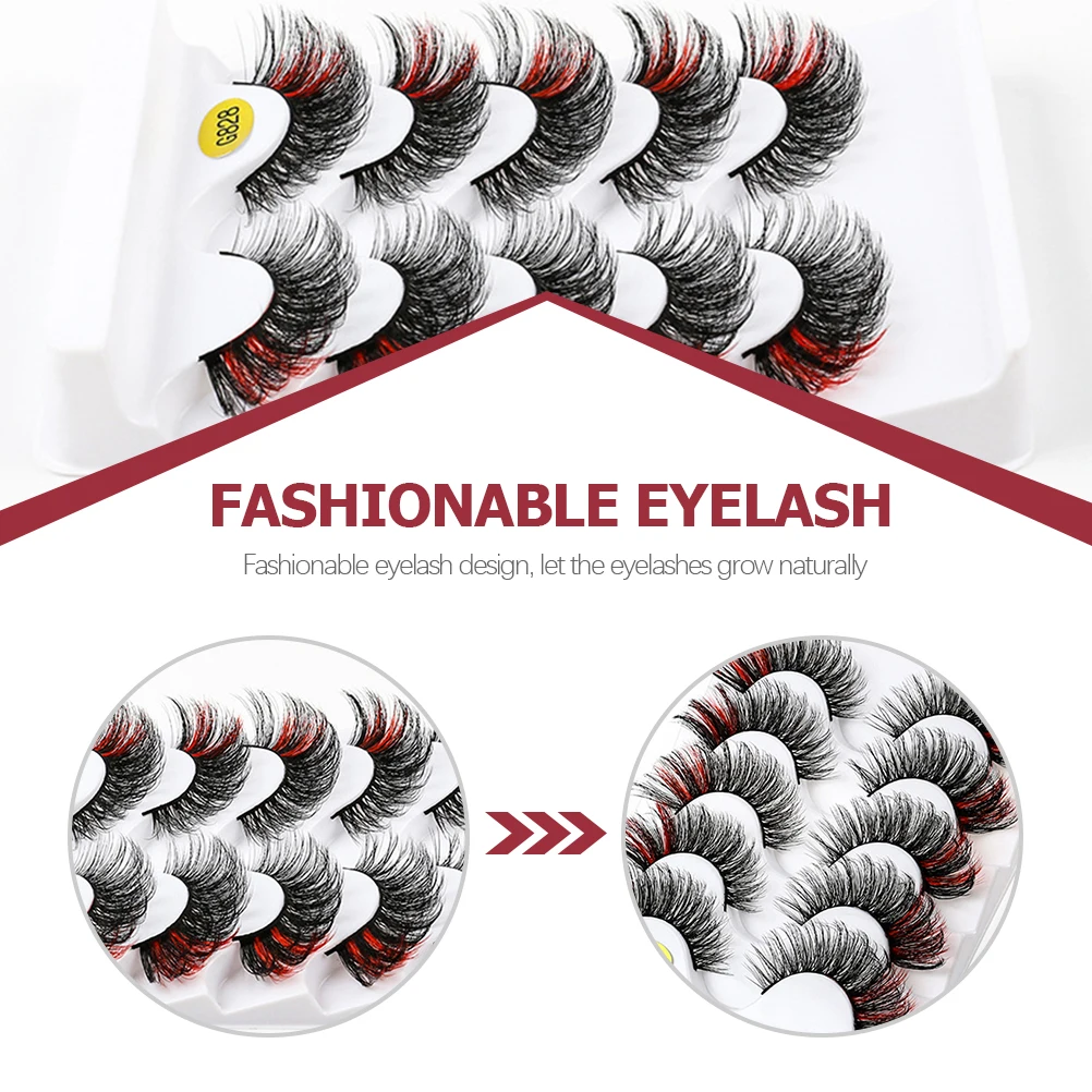 

3D False Eyelashes Fake Lashes Party Natural Lash Extensions Thick Full Long Dense Charismatic Eye-Catching For