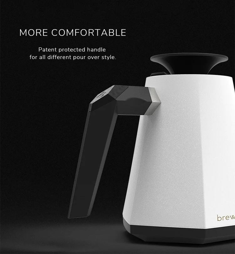 Brewista-Stainless Steel Gooseneck Coffee Electric Kettle with Temperature Control, 800ml