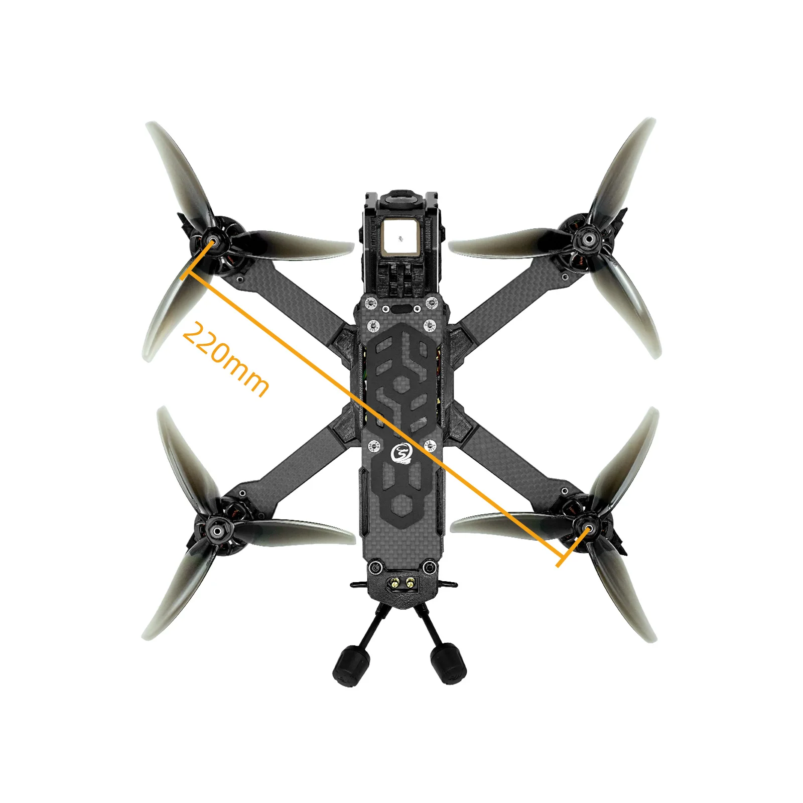SEQURE SQFPV Heison 5X V2 Quadcopter 6S / 8S Freestyle Cine FPV 5-Inch Drone with HD DJI O4 Air Unit Pro Camera / Analog VTX