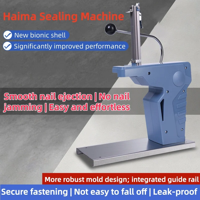 Hand Press U Aluminum Nail Bag Clipping Machine Portable Plastic Pouch Sealing Tying Machine For Fruit Vegetable Packing