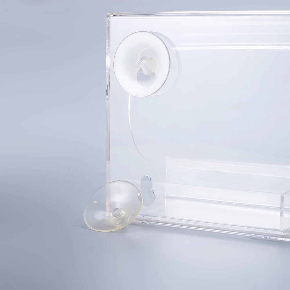 

Wholesale Acrylic Bird Feeder Outside Hanging Acrylic Window Wild Bird Feeders