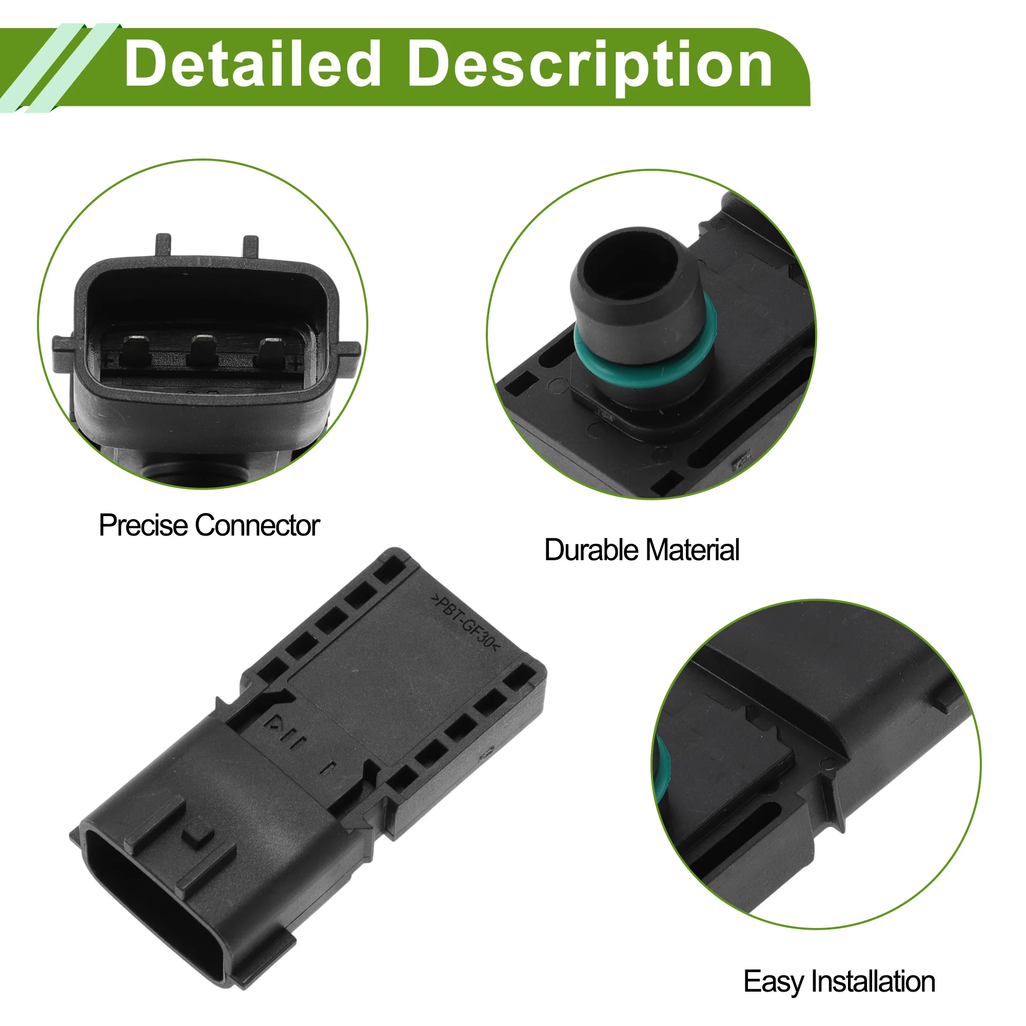 UXCELL No.223651TV1B Manifold Absolute Pressure MAP Sensor for Nissan Sentra 1.8 00-06