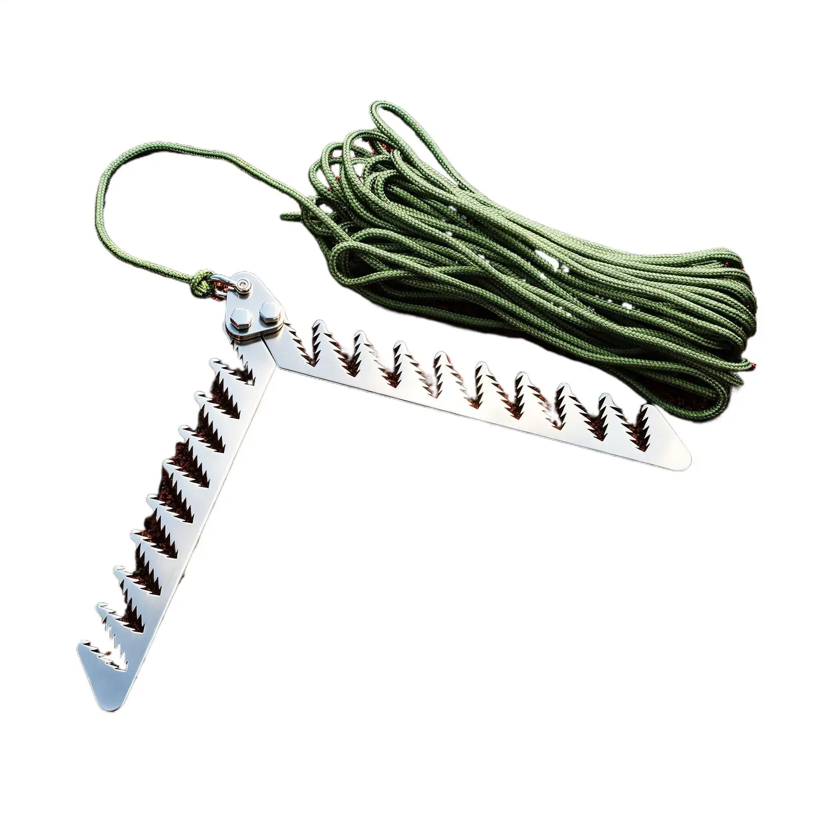 

Pond Rake Foldable Serrated Grip Cleaning Catcher With 65.6ft Rope Pond Grass Rake For Underwater Dock Canal Shore Beach