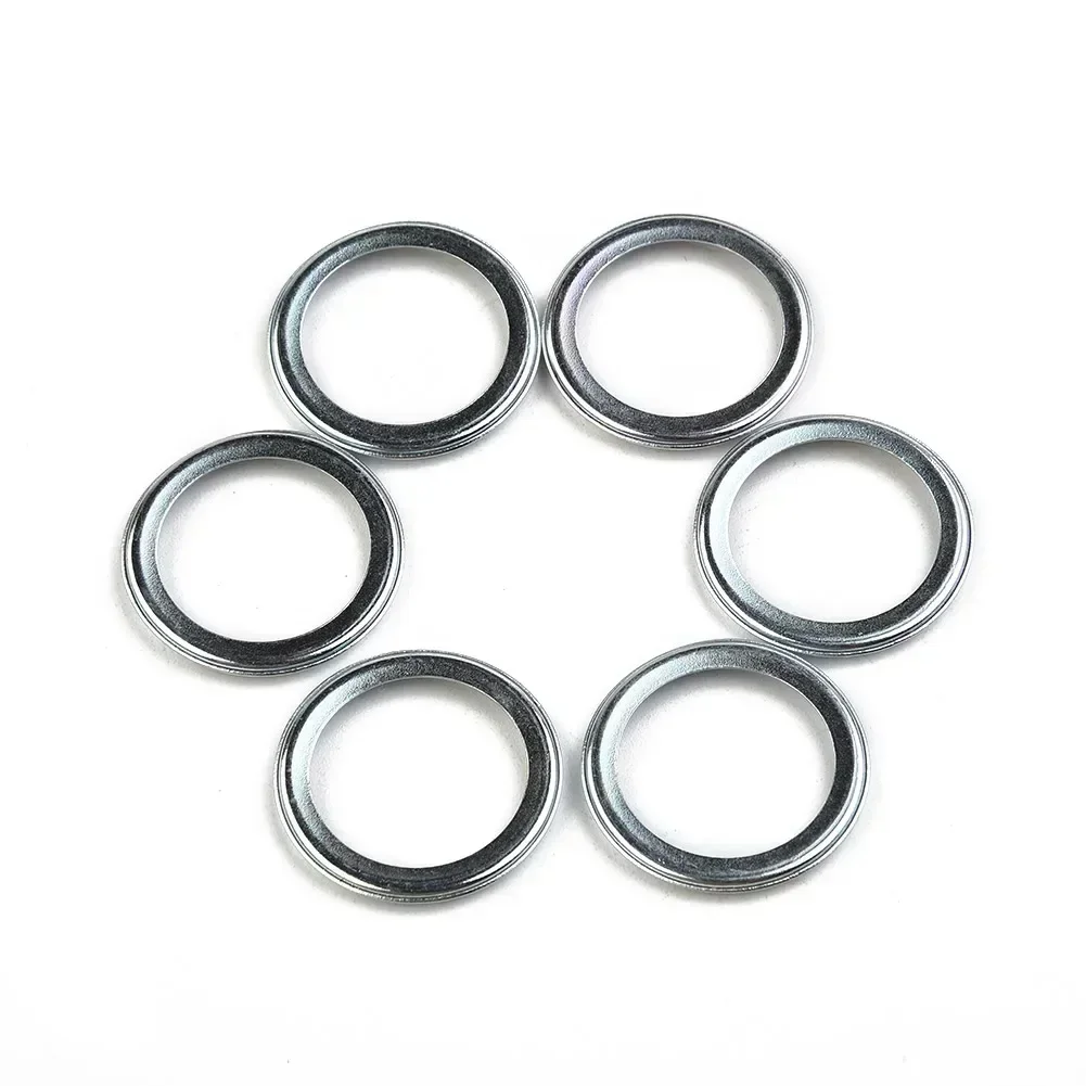 6pcs Oil Drain Plug Crush Washer Gasket Set 16mm For Crossre 2011-18 For Oil Drain Plug Gasket Sump Plug Auto Oil Pan Gaskets
