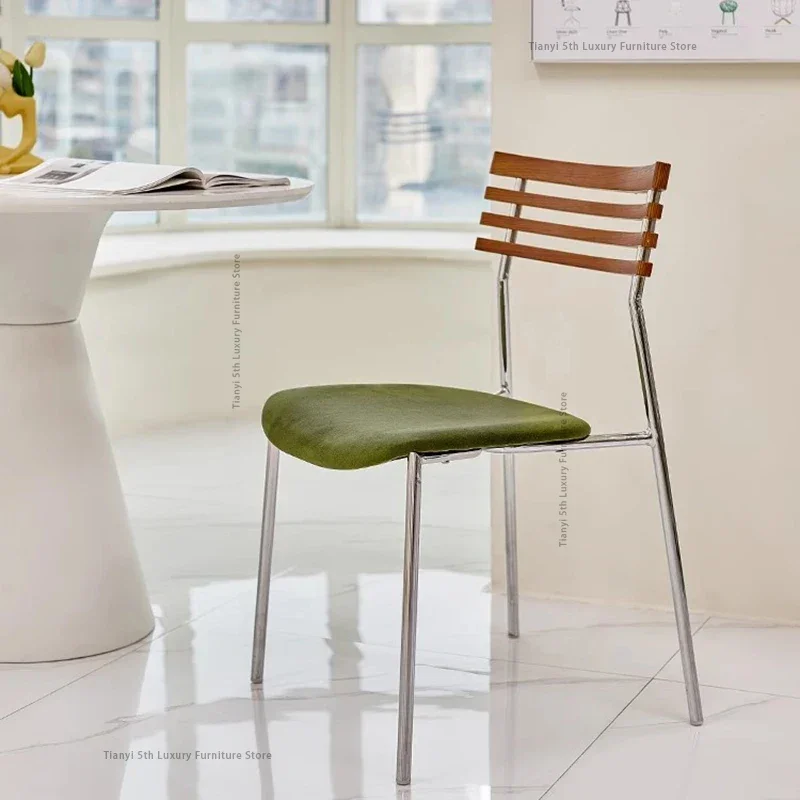 Sillas de comedor nórdicas modernas, dos piezas, sillas de comedor decorativas para dormitorio, diseño minimalista, muebles para el hogar, Silla Comedor FYDC
