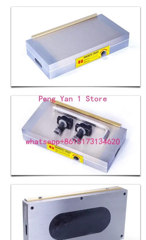 Strong permanent magnet chuck Grinder spark machine Wire cutting Precision detail disk Engraving  magnetic table