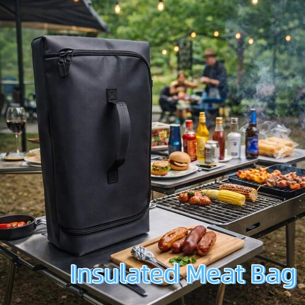 

Oxford Cloth Meat Resting Bag Washable Leak-Proof Insulated Meat Bag Reusable Heat Retention BBQ Blanket Grilling Accessory