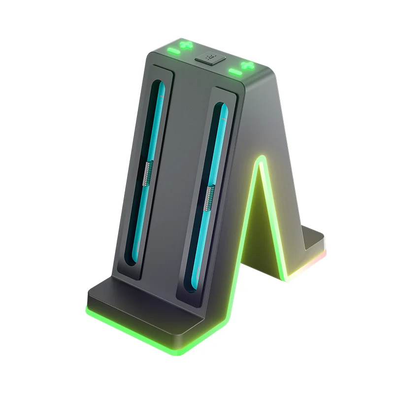 For Nintendo Switch 2 Charging Station Gaming Gamepad Console Storage Base Holder With RGB Light  For NS2 Joycons Charger Stand - view 3