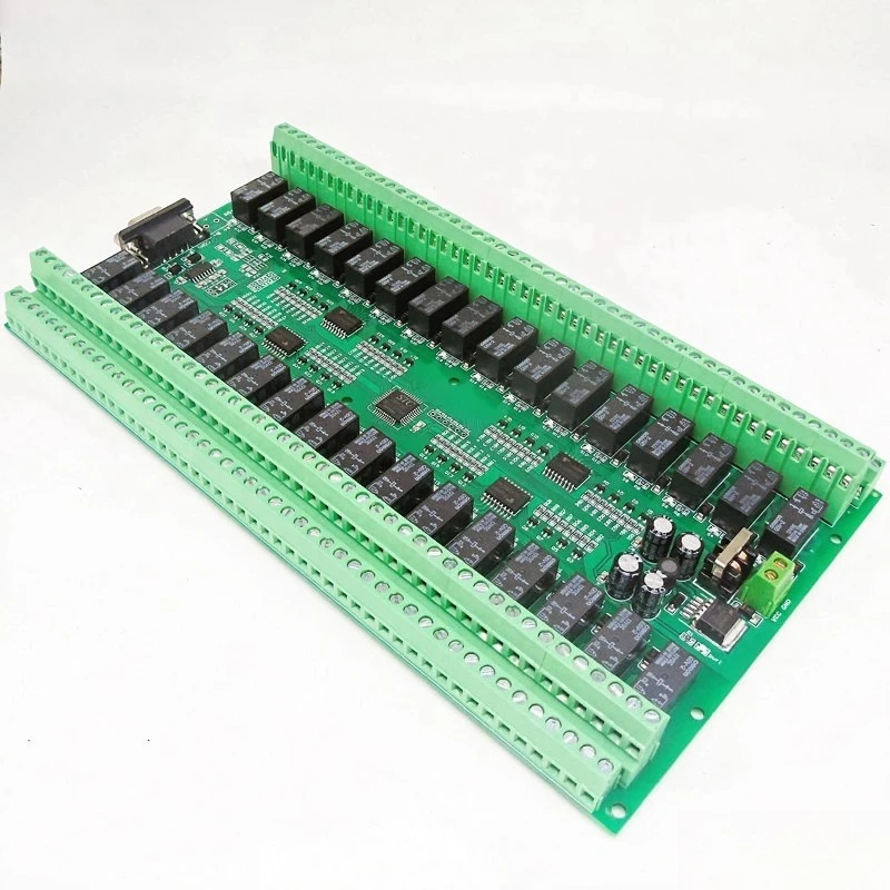 32 Channel OMRON Dual Relay Board DC12V, RS232/485 Serial Port Control Module