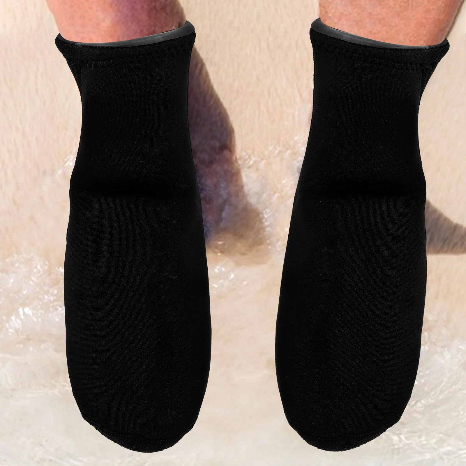 

1 Pair Warm Anti-Slip Diving Socks Men Women Neoprene Waterproof Beach S-38-39 Comfortable Non-Slip Water Sports Socks Elastic