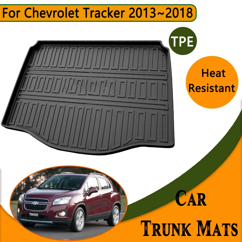 

Car Trunk Floor Mats for Chevrolet Tracker Holden Trax 2013~2018 Waterproof Carpet Anti-scratch Cushion Storage Pad Accessories