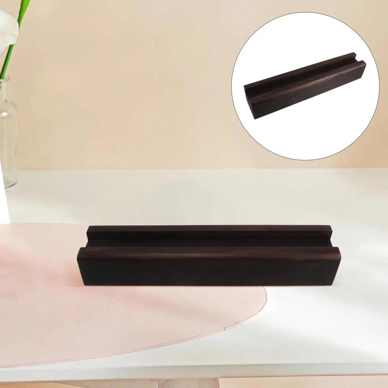 

Кронштейн для зеркала в полный рост, напольная подставка для зеркала, 15,75 дюймов, деревянный противоскользящий держатель для дома, спальни, офиса, декора интерьера