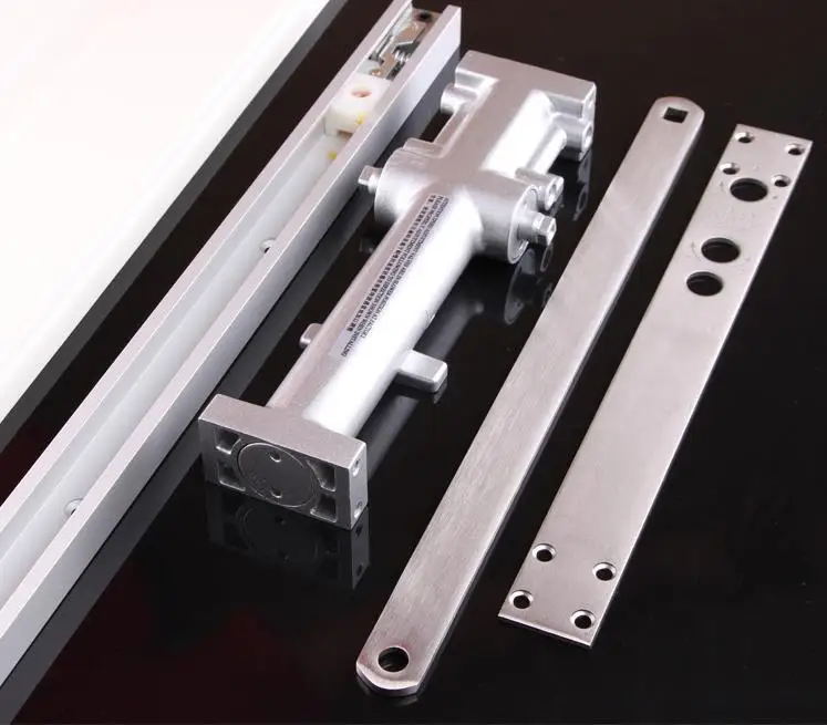 Invisible Door Square Concealed Door Closer Round Concealed  Automatic Concealed Buffer Hydraulic Hotel Wooden Door Closer