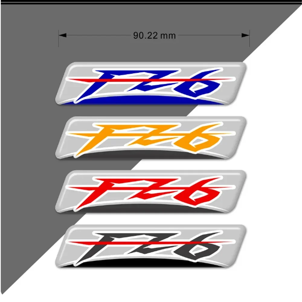 Knee Decal Kit Gas Fuel Oil Emblem Logo Fairing Fender Windshield Motorcycle Stickers Tank Pad For Yamaha FZ6 FZ6S FZ6N Fazer