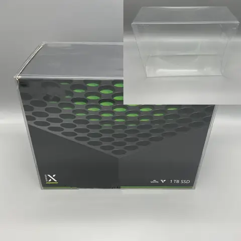 1 Box Protector For Xbox Series X XSX Console Box Clear Display Case