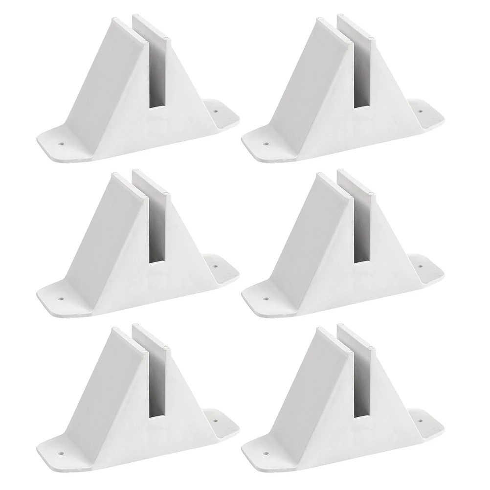 

6 Fence Base Decorative Garden Fencing Post Stabilizer Support Ground Safety Christmas Tree Stand Privacy Screen Holder