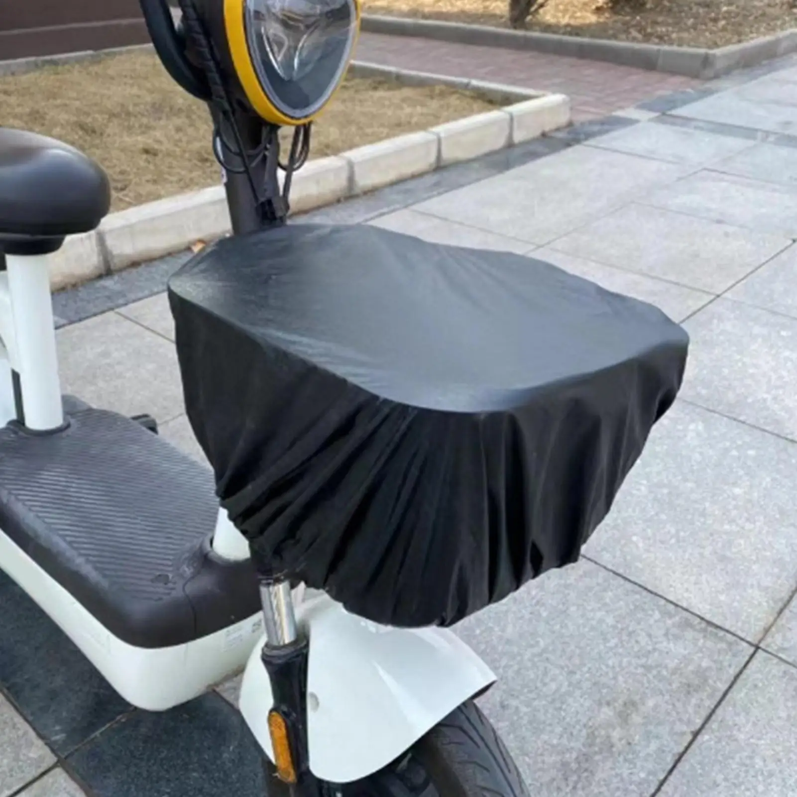 Waterproof Dustproof Rear Basket Shield, Retractable Protective Liner, All Weather Guard Cover, Practical Cycling Basket Fitting