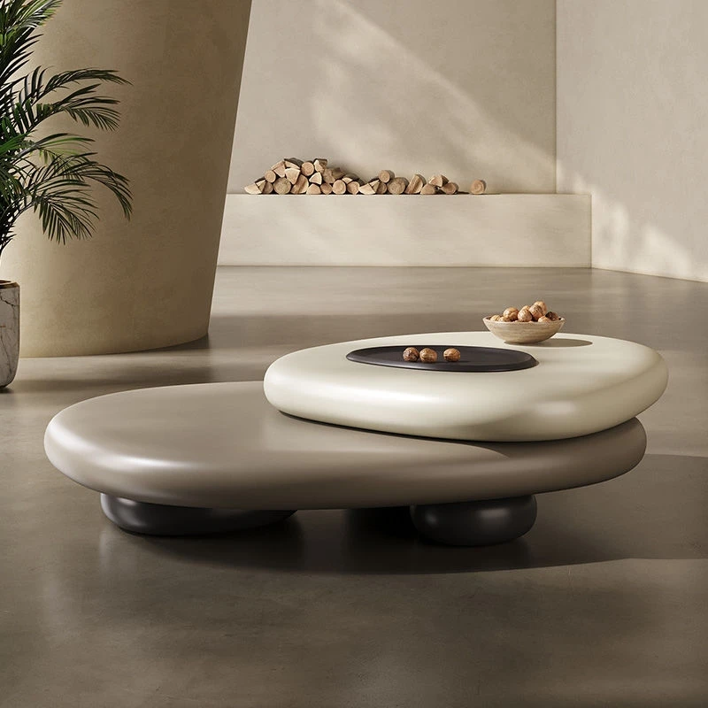 

Дизайнерские вращающиеся журнальные столики для прихожей, бистро, нерегулярные роскошные чайные столики, гостиничный компактный стол, украшения для дома