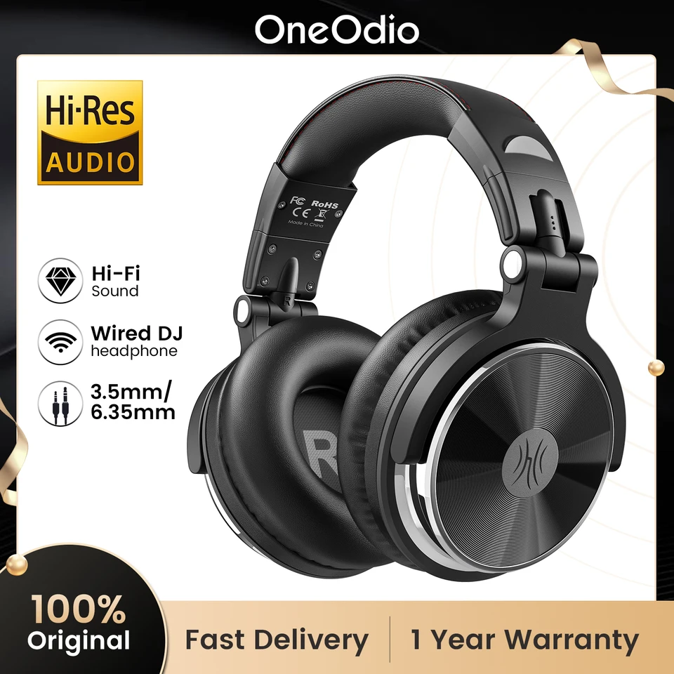Oneodio Pro-10 Wired Headphones with 50mm Quality HiFi Drivers