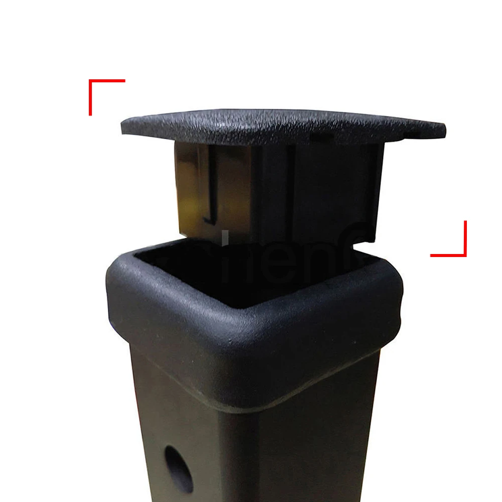 1pc Universal Car Trailer Hitch Protective Cover Black Car Trailer Hitch Receiver Cap Car Trailer Hook Cover Auto Accessories