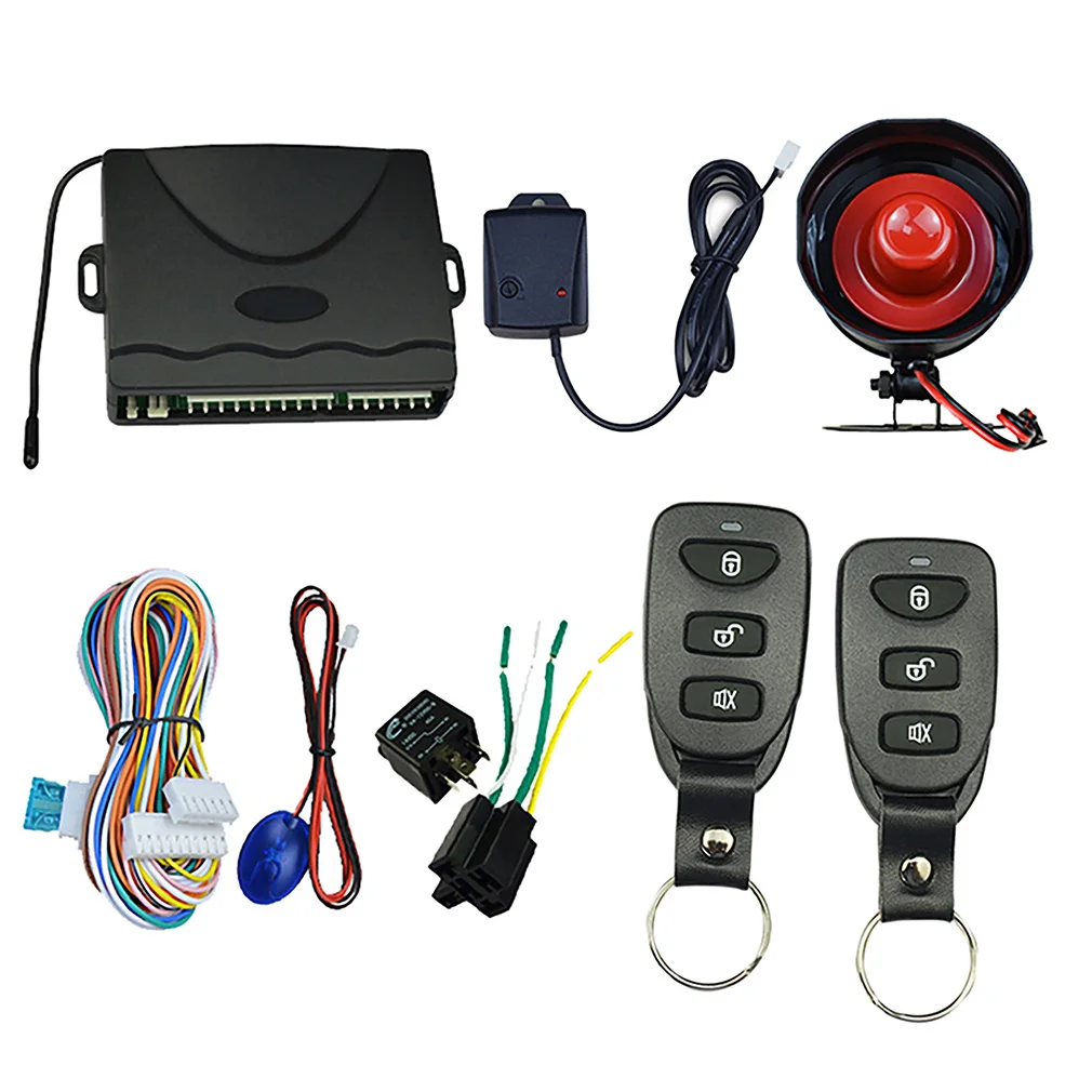 Hot Car Auto Remote Central Kit Central Locking with Remote Control Siren Security System Door Lock Vehicle Keyless Entry System