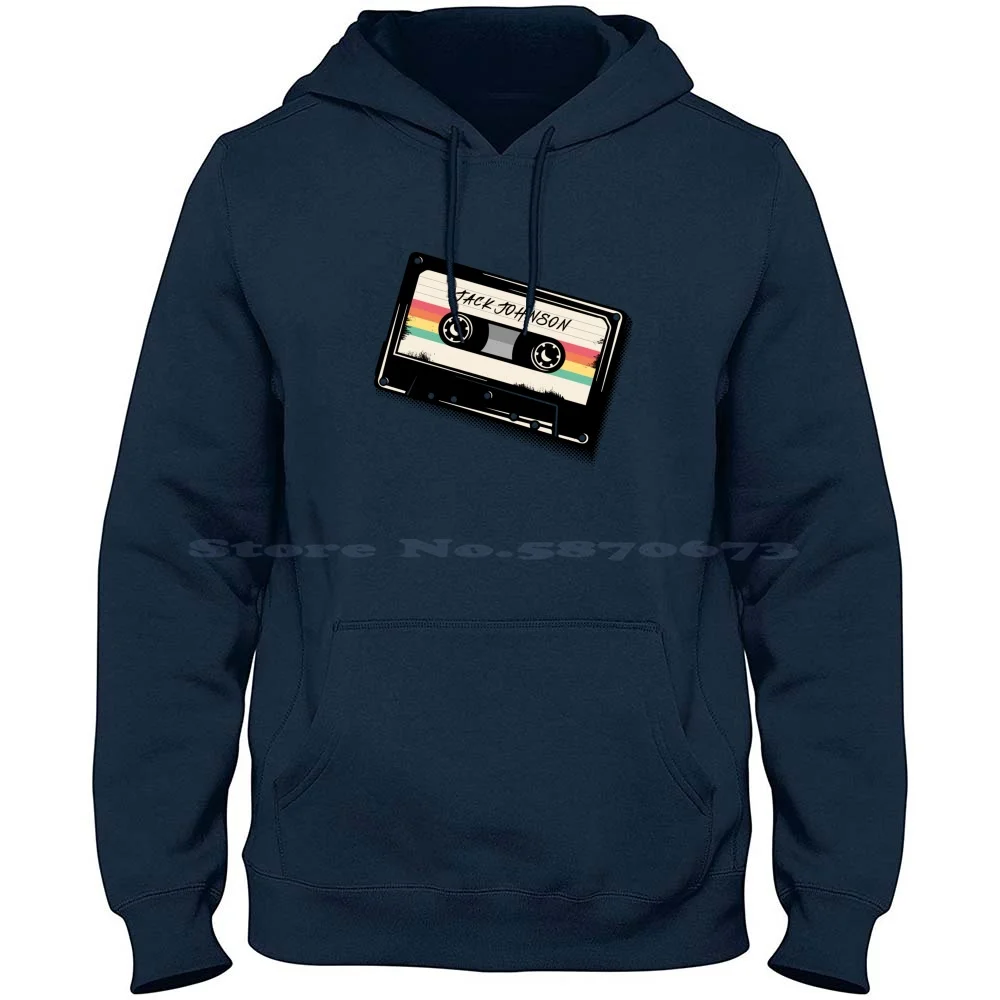 Jack Johnson Tape 100% Cotton Hoodie T Shirt Jack Johnson Tape Cassette Brett Dennen Donavon Frankenreiter G Love And Special