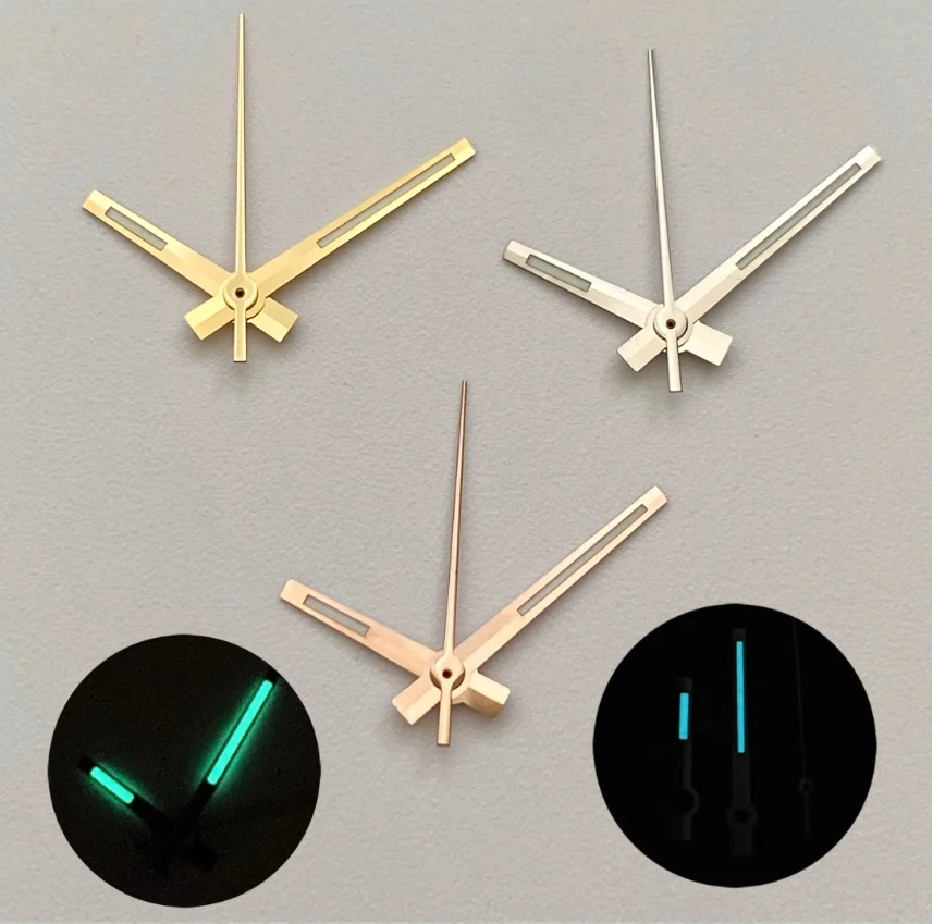 

Modified Watch Hands Green Luminous Needle Silver Gold Rose Blue Watch Accessories for NH35/NH36/4R/7S Movement Watch Parts