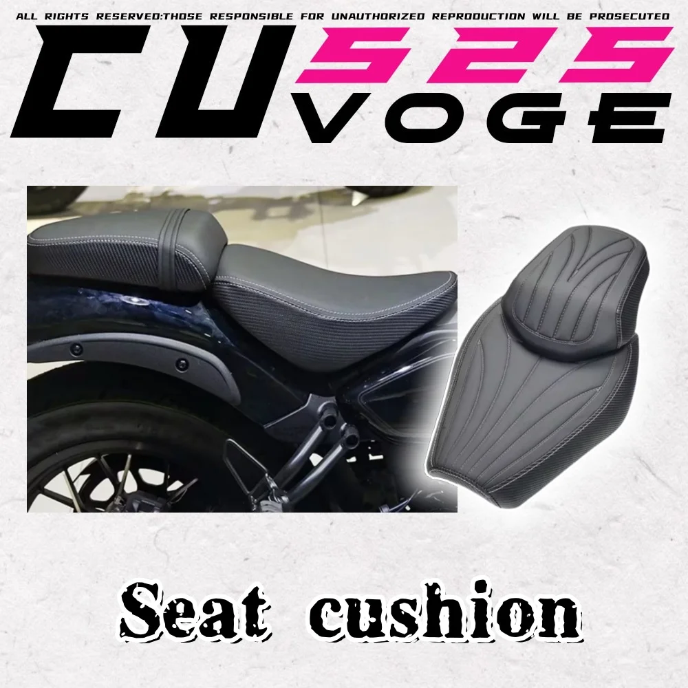 FOR VOGE CU525 CU-525 525CU modified seat cushion assembly front and rear thickened soft and high split seat cushion waterproof