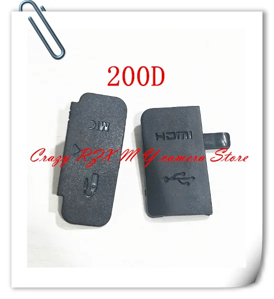 

Новая Резиновая Нижняя крышка USB/HDMI DC IN/VIDEO OUT для CANON EOS 200D 250D 200D Mark II деталь цифровой камеры