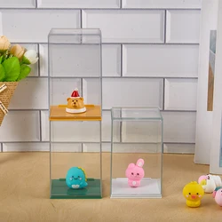 1Pc Action Figure Storage Box Cartoon Doll Blind Box Display Case Dust Plastic Model Garage Kit Toy Display Box Organizer