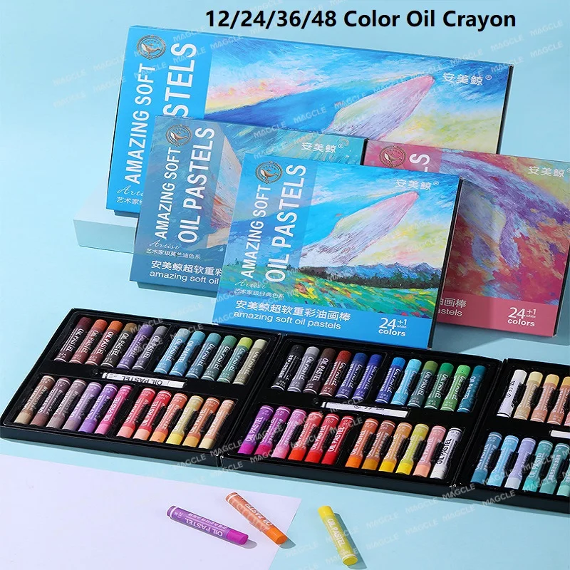 12/24/36/48 цветов, канцелярские принадлежности для рисования, тяжелый цвет, картина маслом, цветной карандаш, супер мягкий студенческий детский легко чистится 12/24/36/48 цветов, канцелярские принадлежности для рисования, тяжелый цвет, картина маслом, цветной карандаш, супер мягкий студенческий детский легко чистится