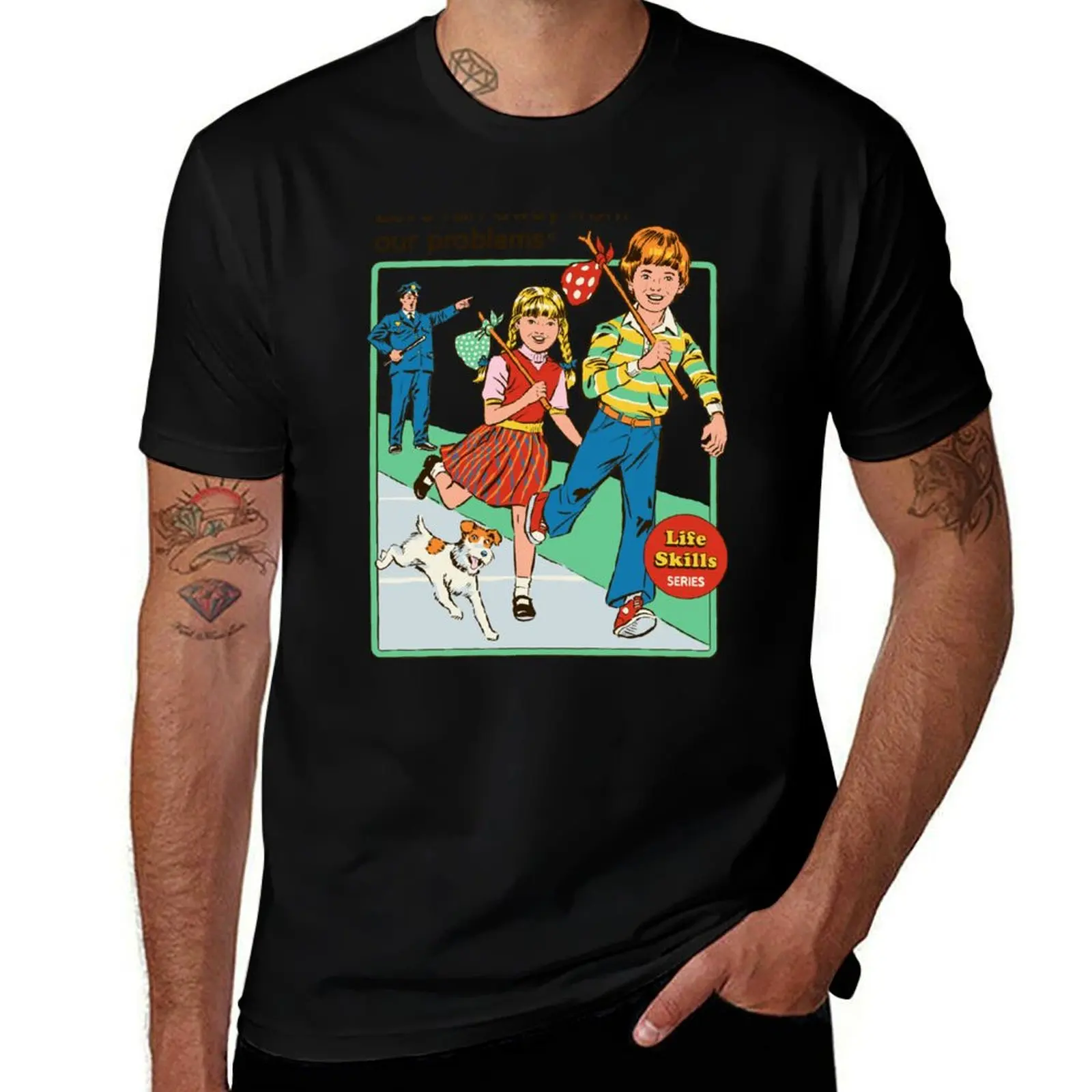 

Let's Run Away T-Shirt cute tops new gifts and t-shirts graphic t shirt vintage blanks mens clothing