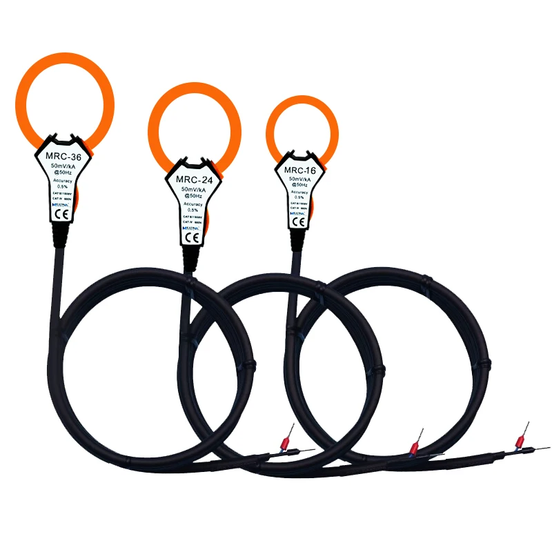 

High Accuracy 0.5 Flexible Current Transformer Rogowski Coil 50mV/kA CT Coil Industrial Current Sensor 1PCS