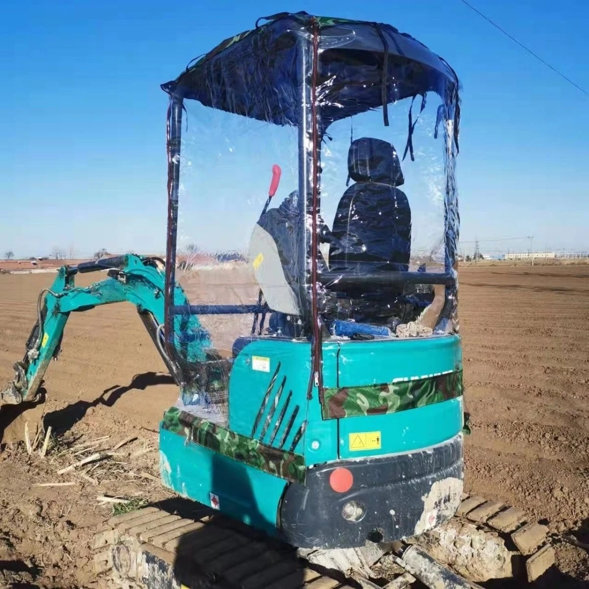 Mini Escavadeira Capa de Carro Toldo Quente Pvc À Prova de Vento Para Kubota JCB Yanmar Sany
