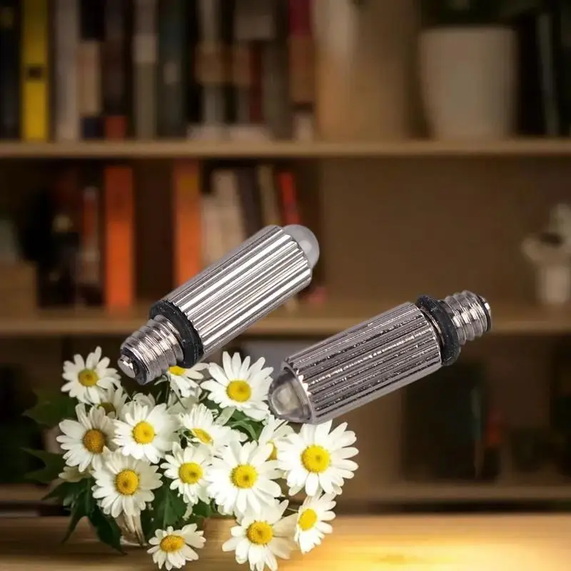 1/3 Stück 2,5 V 0,3 A LED-Lampe für chirurgische Zwecke, weißes Licht, Anästhesie-Laryngoskop-Glühbirnen für Erwachsene
