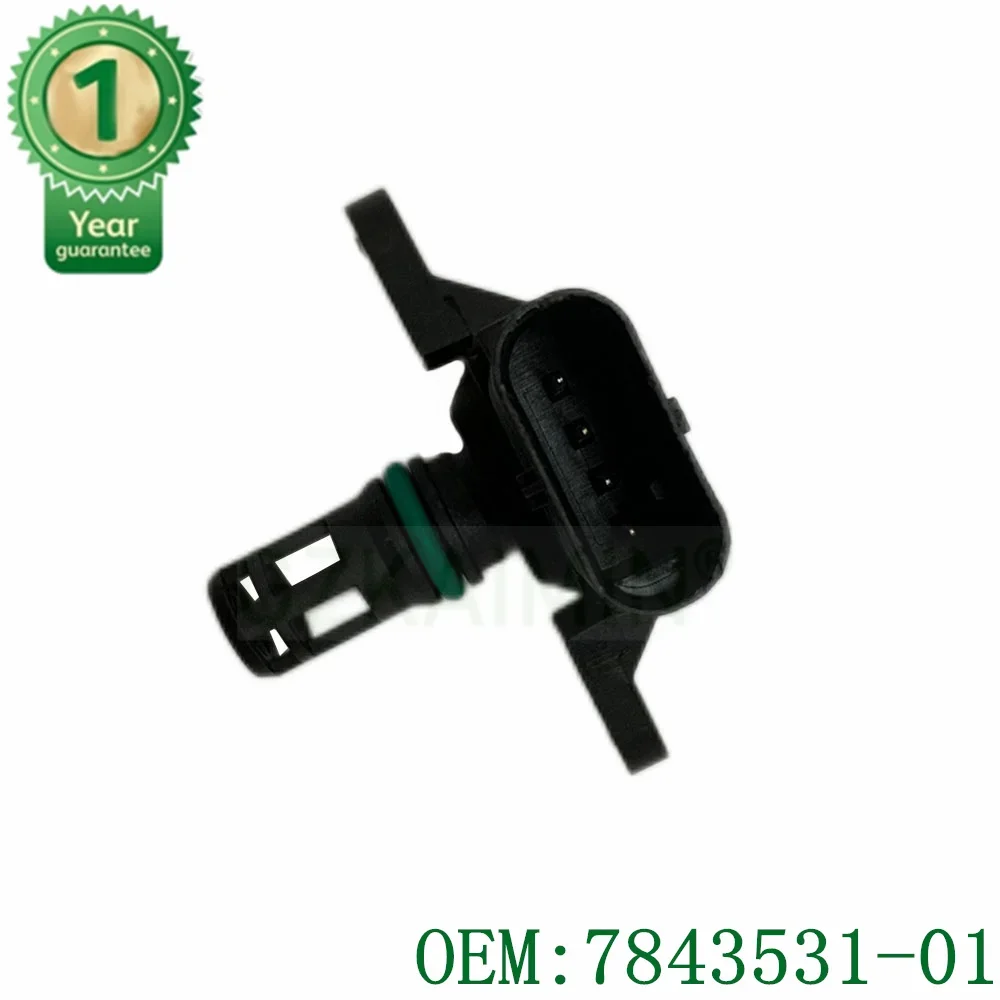 OEM 7843531-01 7843531 5WK96865Z  MAP Pressure Sensor For BMW X1 X3 X4 X5 X6 Z4 E84 E89 F06 F07 F10 F11