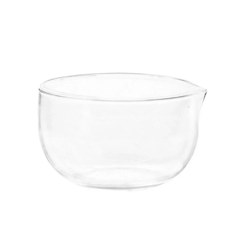 

350/600ml Glass Mixing Bowl Transparent Japanese Style Salad Bowl Heat-Resistant with Diversion Port Serving Bowl Baking
