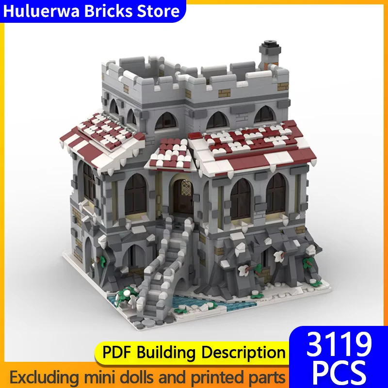 Popular Movie Model MOC Building Bricks Vampire's Home Winter Modular Technology Gifts Holiday Assemble Children Toys Suit