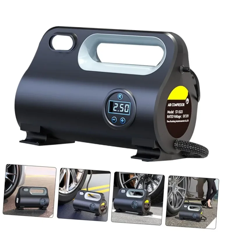 

Автомобильный воздушный насос Воздушный насос Портативный электромобиль Автомобильные шины, воздушный насос Автоматическое высокое давление и высокая мощность