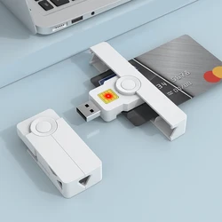 Smart CAC Card Reader USB2.0 Type-C USB Common Access Tax Declaration SIM/ID/Bank Card Reader for Mac/Android OS Visa Reader