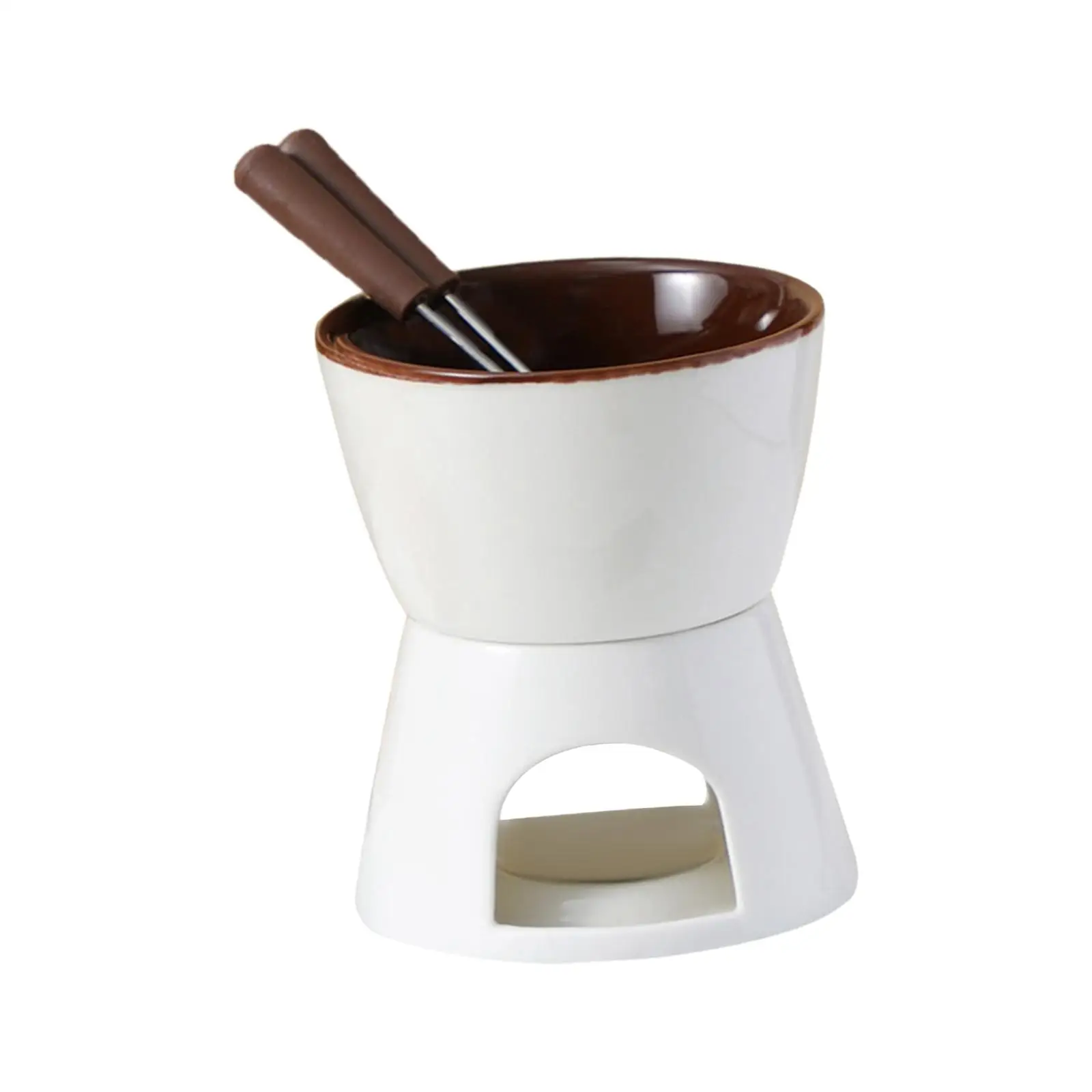 Chocolate Fondue Pot Tapas Cheese Melting Dining Party Butter Melt Pot 300ml Chocolate Fondue Pot Tapas Cheese Melting Dining Party Butter Melt Pot 300ml