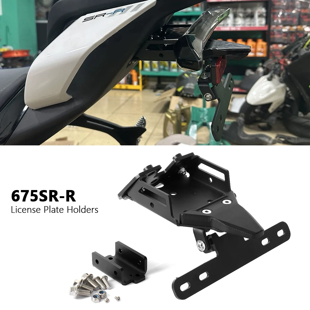 New Accessories For CFMOTO 675SR-R 675SR R 675 SR-R 675sr-r Motorcycle Black Tail Tidy License Plate Holder