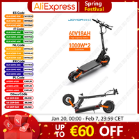 JOYOR S10-S-Z Folding Electric Scooter 1000W*2 Dual Motors 60V18AH High-capacity Battery 10*3.0 Widen Tires 75Km Max Range