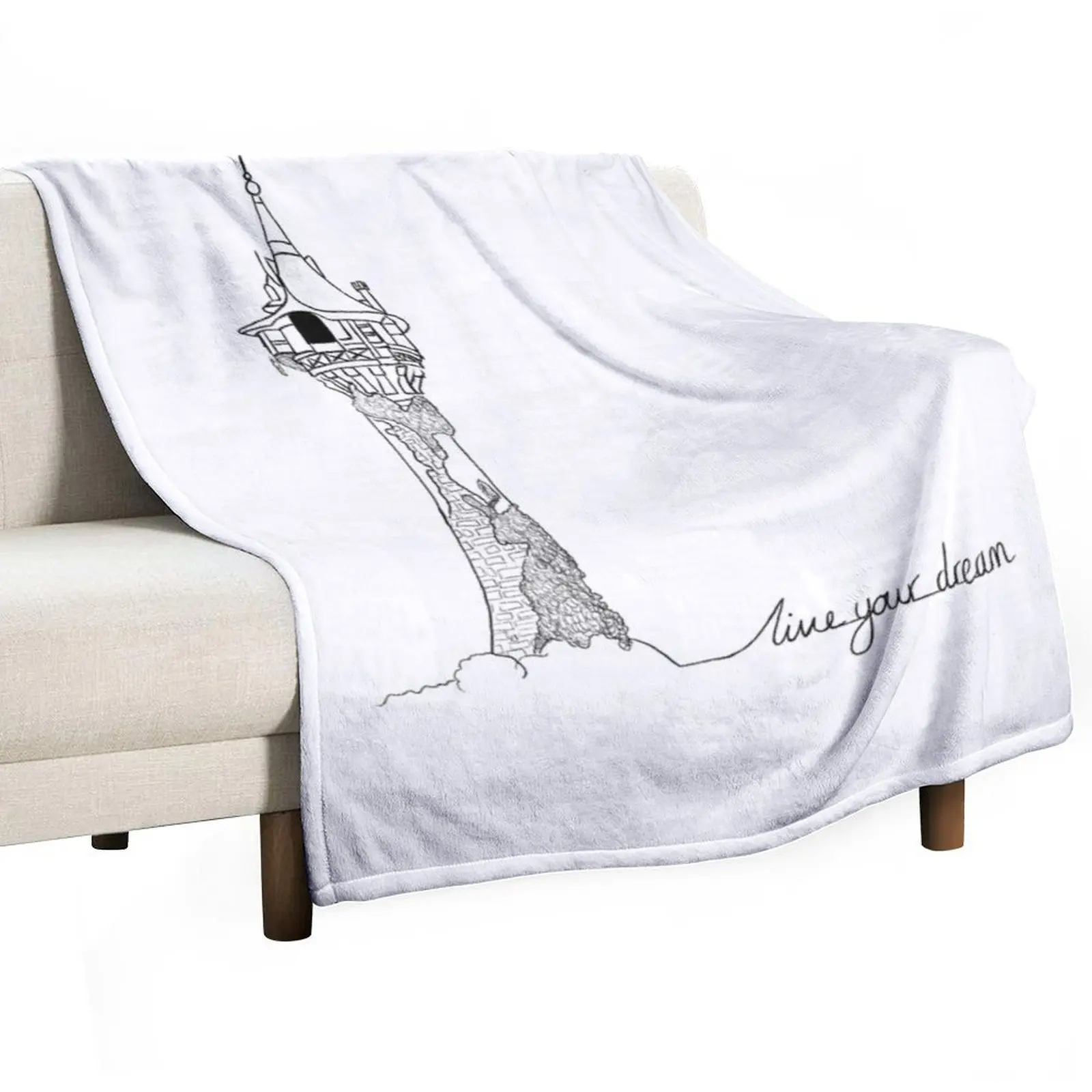 

Live Your Dream Throw Blanket Heavy halloween Blankets