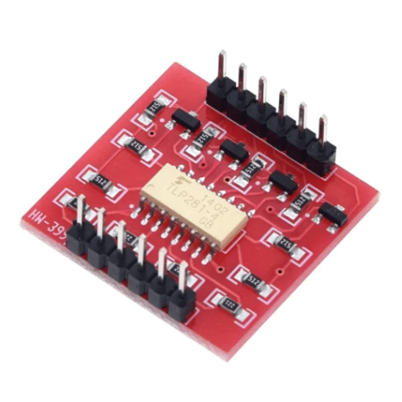 Imagem -06 - Opto-isolador de Canais ic Módulo para Placa de Expansão Arduino Isolamento Optoacoplador de Alto e Baixo Nível 100 Pcs Tlp281