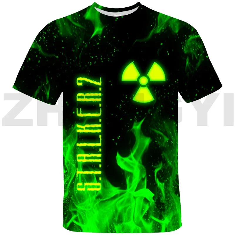 Family Game S.T.A.L.K.E.R. 2 Heart of 3D T-shirt Shooting War Stalker 2 Anime Women Oversized T Shirt Daily Men Kids Lounge Wear