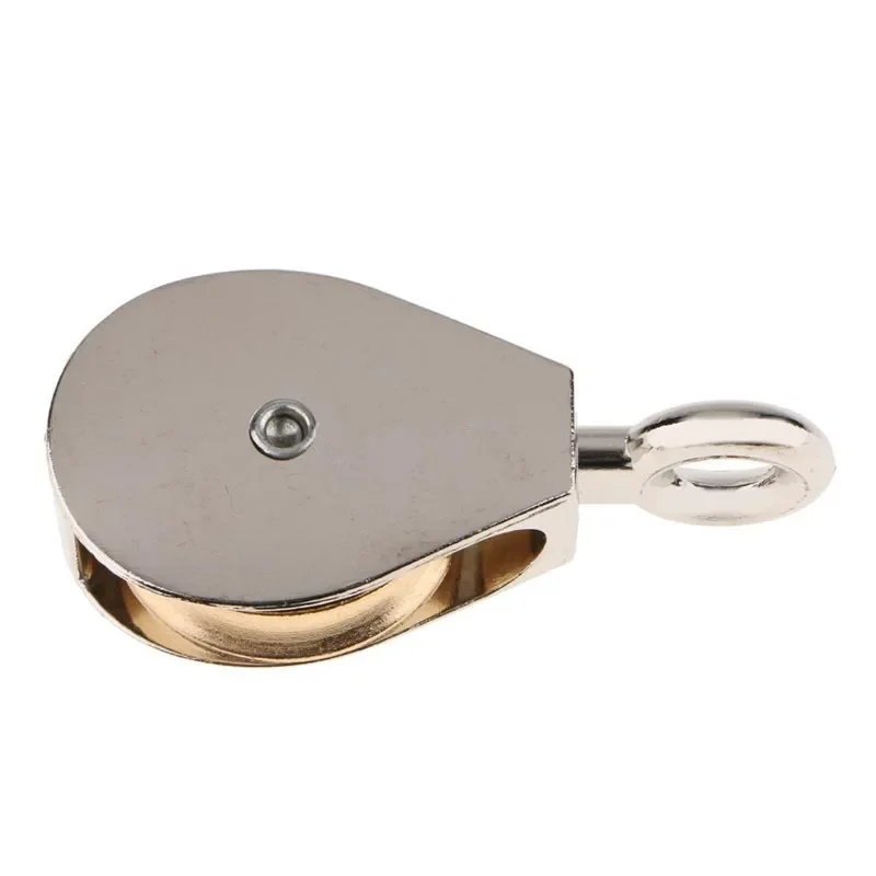 Heavy Duty Performance 75mm Fixed Pulley, 10mm Wheel Groove Width, Suitable For Intense Usage, Supports Up To 250kg