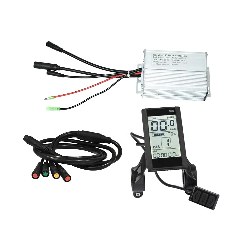 Universal Electric Cruise Control Kit Electric Bike Controller 48v 500w Controller with LCD
