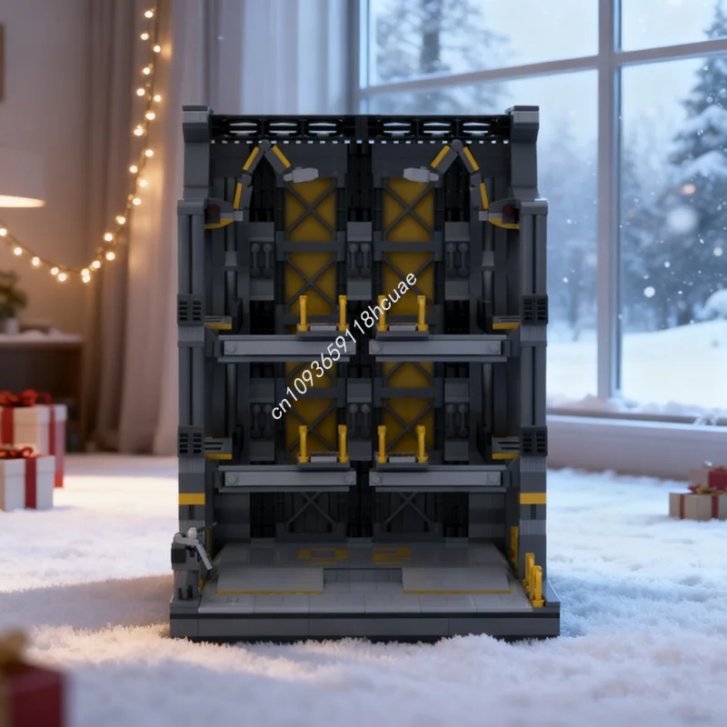 

966pcs MOC Mech Hangar Model Building Blocks Construction Assemble Toy DIY Idea Christmas Gift Education Brick Kids Birthday