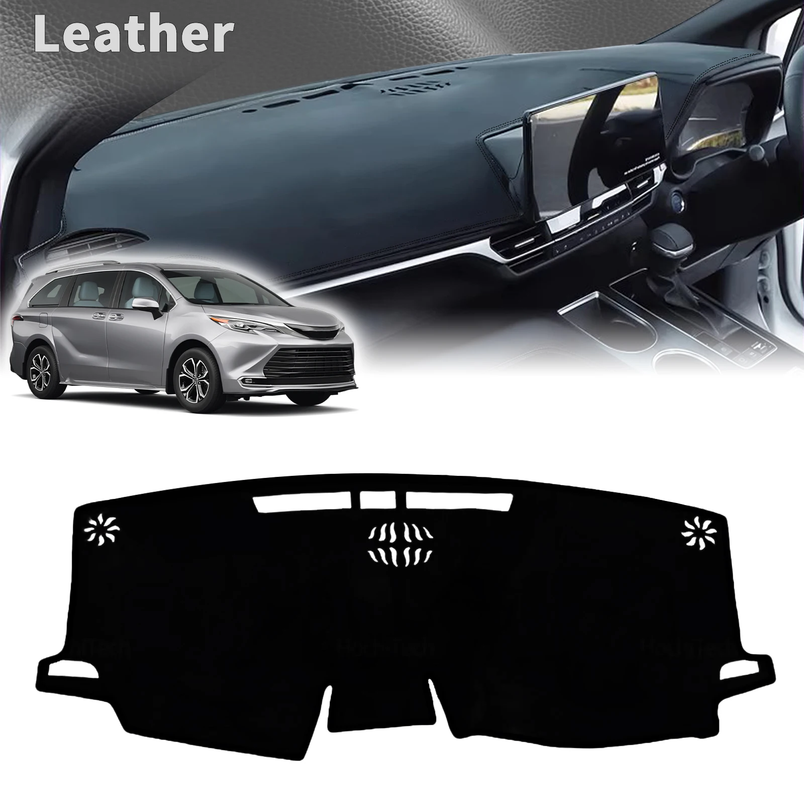 

for Toyota Sienna 2025 2024 2023 2022 2021 XL40 Car Dashboard Cover Dashmat Non‑Slip Protective Dash Mat Pad Auto Accessories